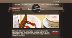 Desktop Screenshot of cafeambrosialongbeach.com